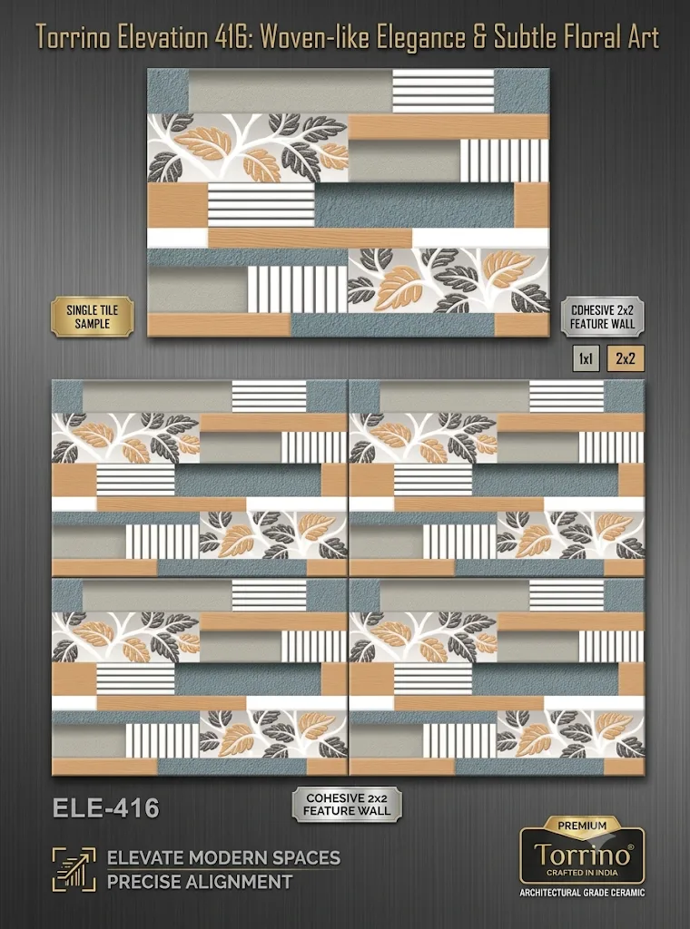 Elevation 416 12" x 18" Wall Tiles Torrino