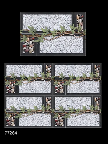 77264 12" x 18" Wall Tiles Torrino
